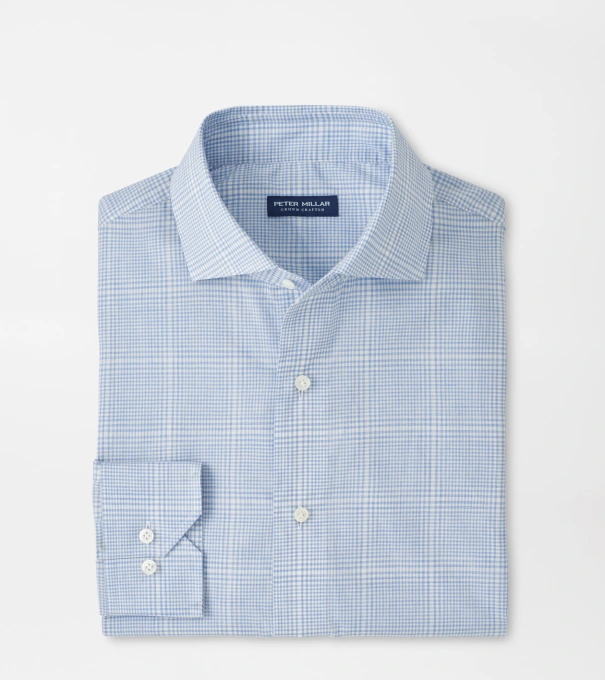 Urbino Italian Poplin Shirt in IRIS MIST