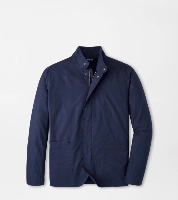 Mayfair Zip Blazer in Navy
