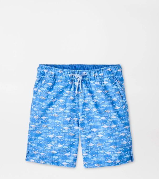 Sunfish Youth Swim Trunk in Marina Blue