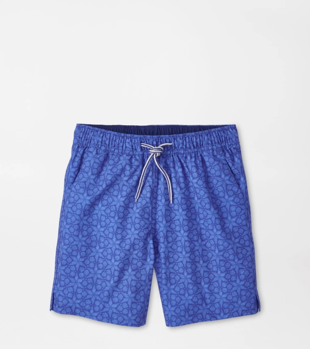 Turritella Youth Swim Trunk in TIDE