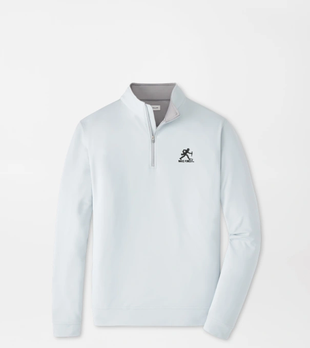 Wake Forest Walking Deacon Perth Performance Quarter-Zip in British Grey