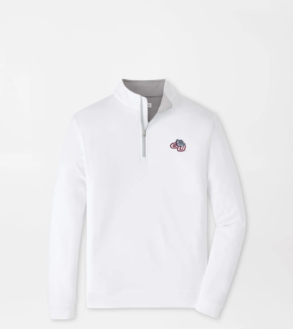 Gonzaga Perth Performance Quarter-Zip in White