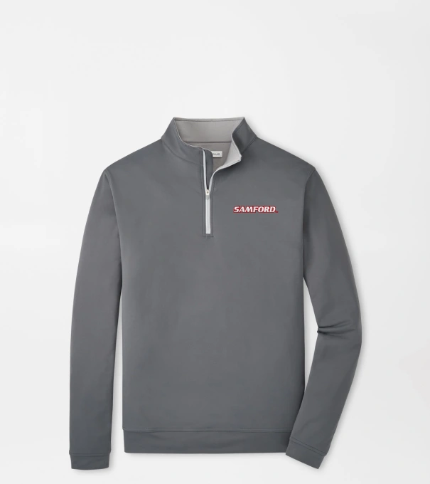 Samford Perth Performance Quarter-Zip in Iron