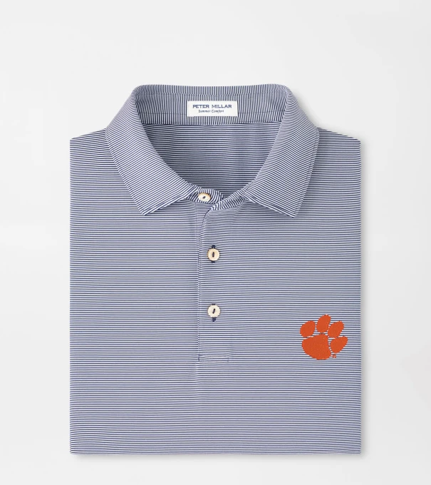 Clemson Jubilee Performance Jersey Polo in Navy