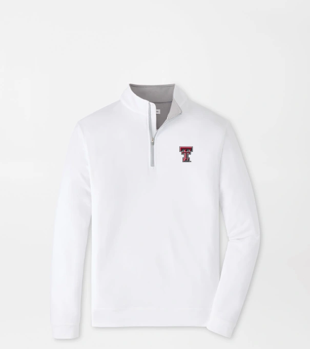 Texas Tech Perth Performance Quarter-Zip in White