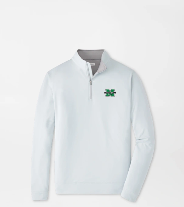 Marshall Perth Performance Quarter-Zip in British Grey