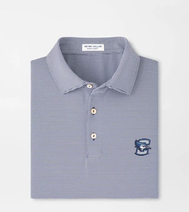Creighton Jubilee Performance Jersey Polo in Navy