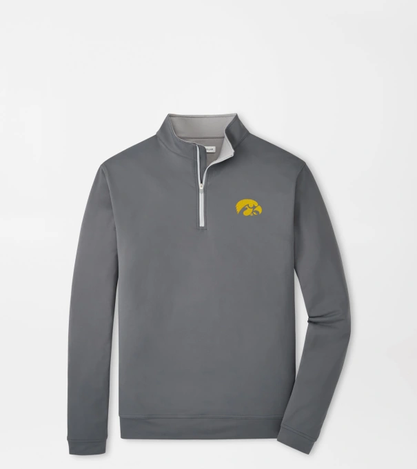 Iowa Perth Performance Quarter-Zip in Iron