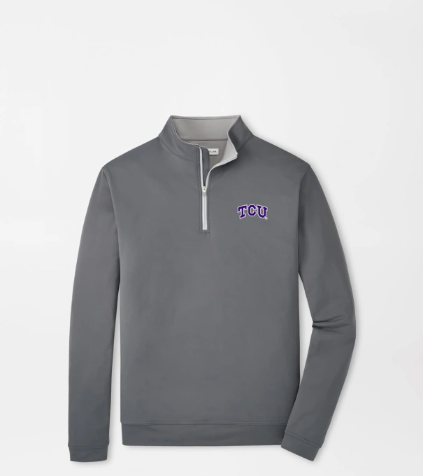 TCU Perth Performance Quarter-Zip in Iron