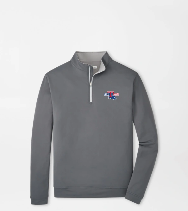 Louisiana Tech Perth Performance Quarter-Zip in Iron