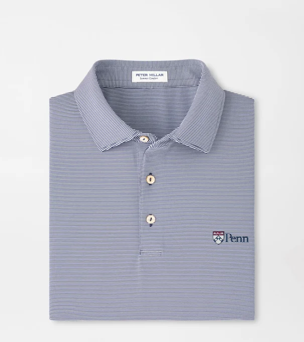UPenn Jubilee Performance Jersey Polo in Navy
