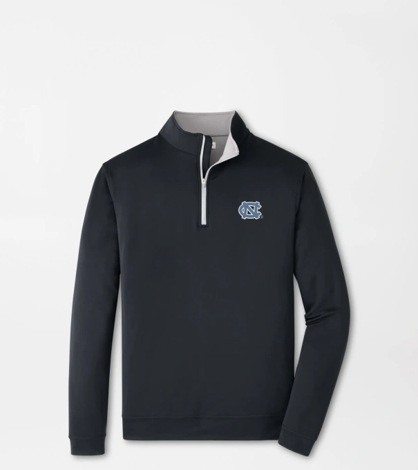 UNC Chapel Hill Perth Performance Quarter-Zip in Black