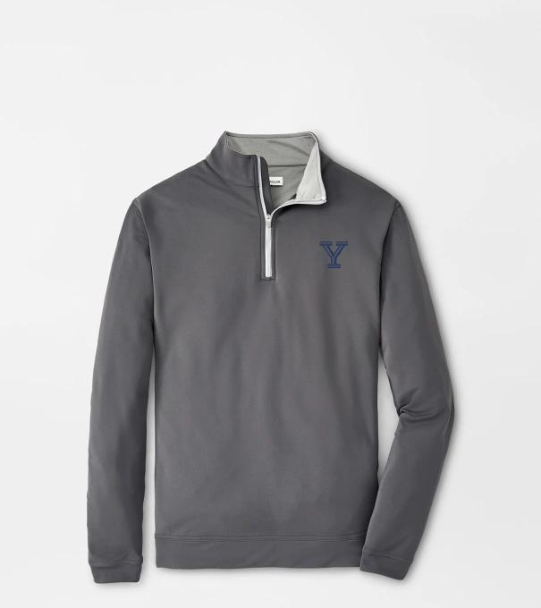 Yale Perth Performance Quarter-Zip in Iron
