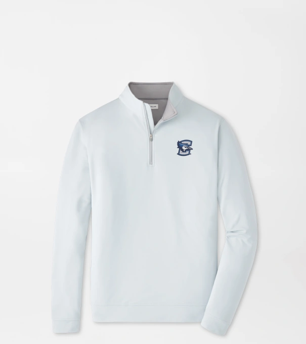 Creighton Perth Performance Quarter-Zip in British Grey