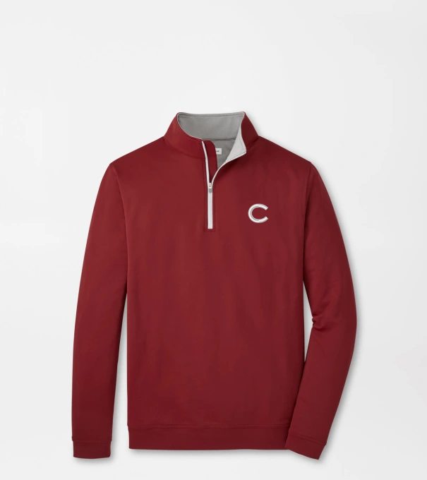 Colgate Perth Performance Quarter-Zip in Maroon2