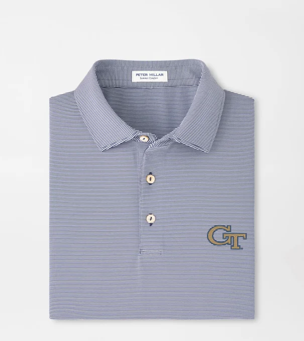 Georgia Tech Jubilee Performance Jersey Polo in Navy