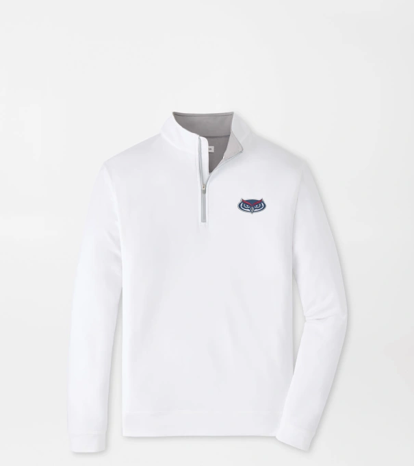 Florida Atlantic University Perth Performance Quarter-Zip in White