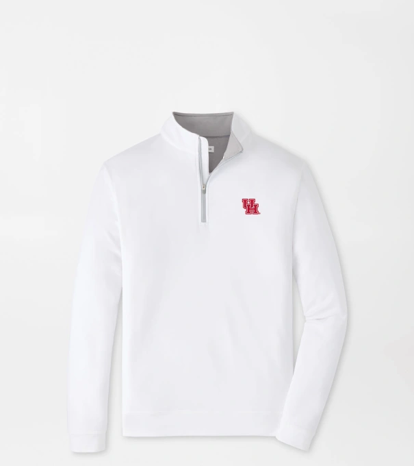 Houston Perth Performance Quarter-Zip in White