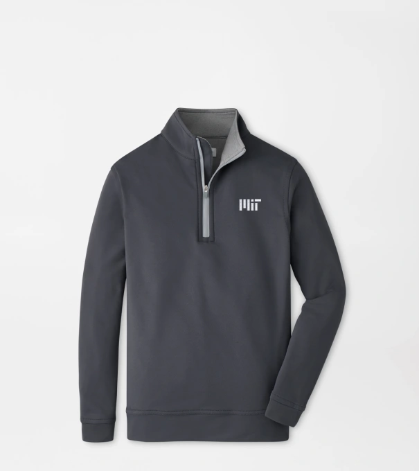 MIT Perth Youth Performance Quarter-Zip in Iron