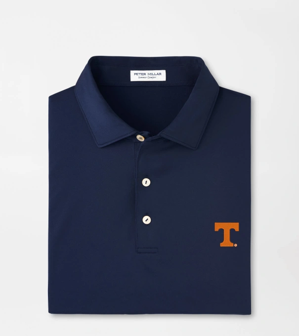 Tennessee Solid Performance Jersey Polo in Navy