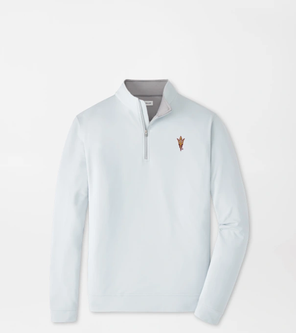 Arizona State Perth Performance Quarter-Zip in British Grey