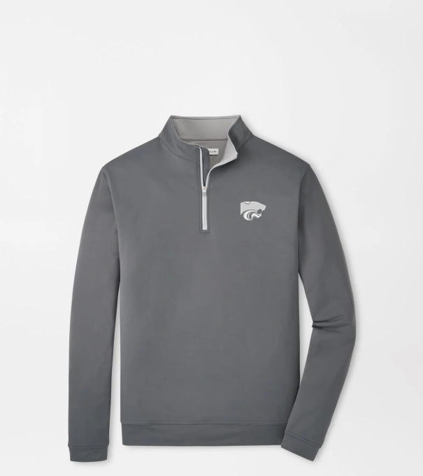 Kansas State Perth Performance Quarter-Zip in Iron
