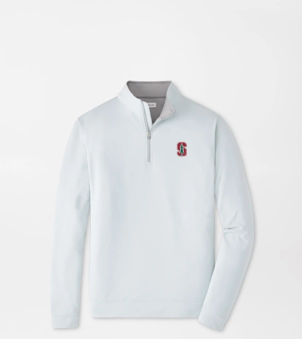 Stanford Perth Performance Quarter-Zip in British Grey