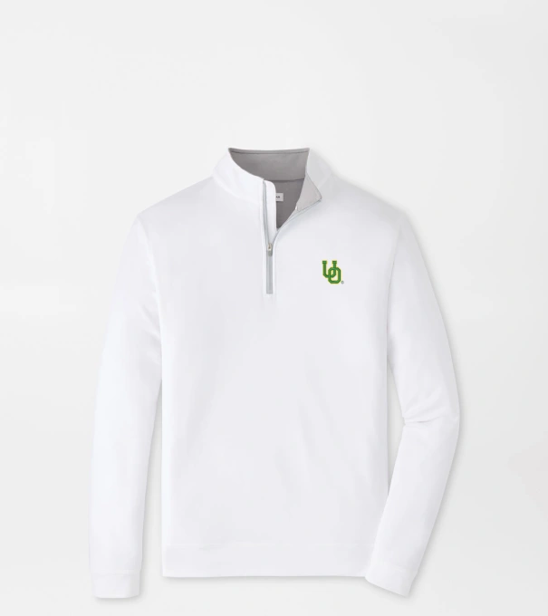 Oregon Vault Perth Performance Quarter-Zip in White