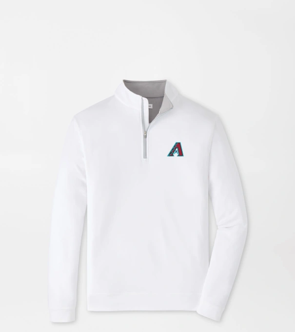 Arizona Diamondbacks Perth Performance Quarter-Zip in White