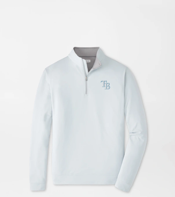 Tampa Bay Rays Perth Performance Quarter-Zip in British Grey