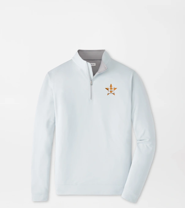 Houston Astros Perth Performance Quarter-Zip in British Grey