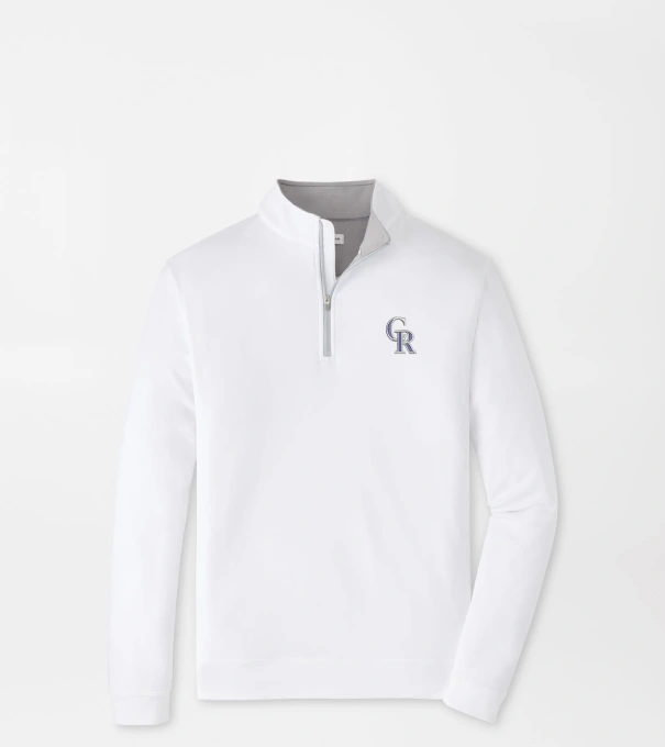Colorado Rockies Perth Performance Quarter-Zip in White