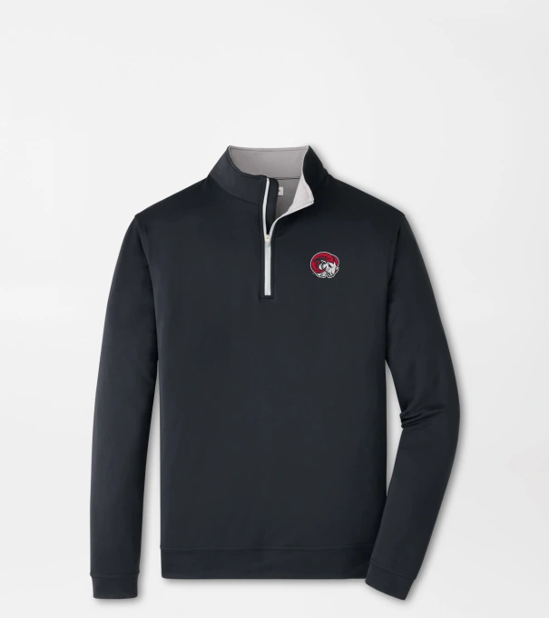 Winston Salem State Perth Performance Quarter-Zip in Black