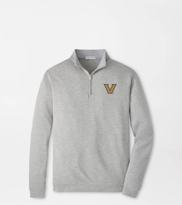 Vanderbilt Crown Comfort Pullover in Light Grey