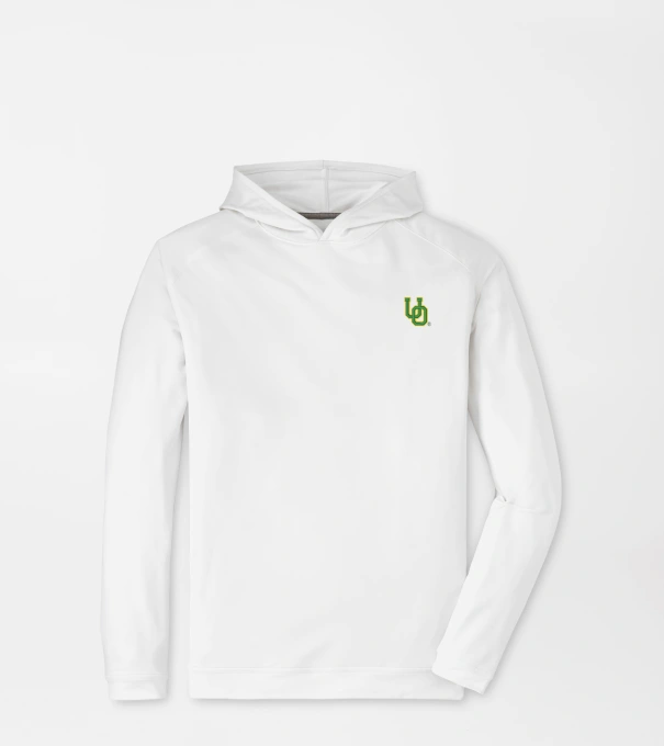 Oregon Vault Pine Performance Hoodie in White