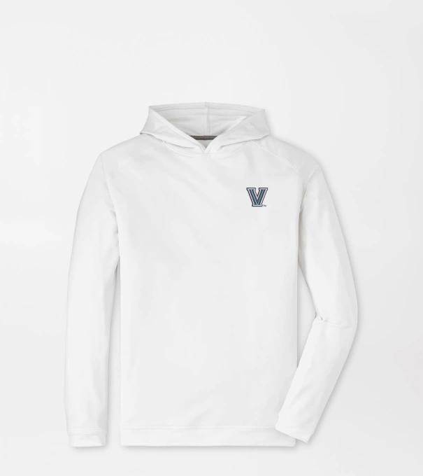 Villanova Pine Performance Hoodie in White