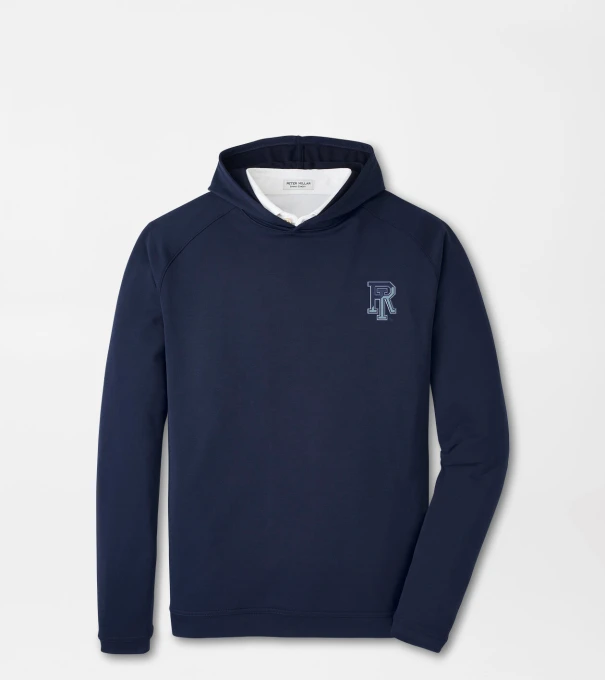 Rhode Island Pine Performance Hoodie in Navy