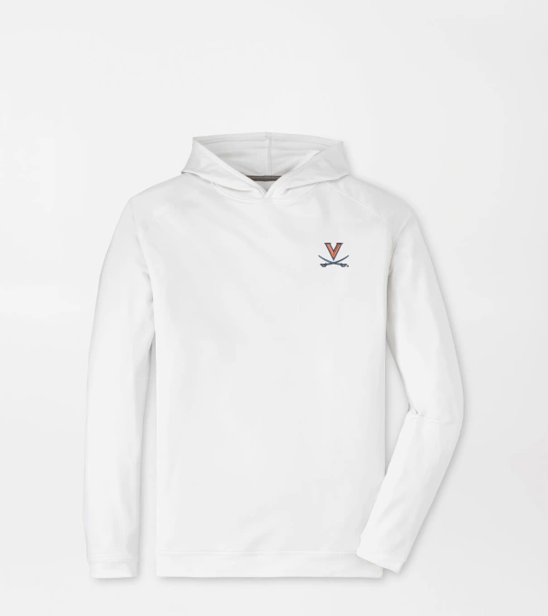 Virginia Pine Performance Hoodie in White