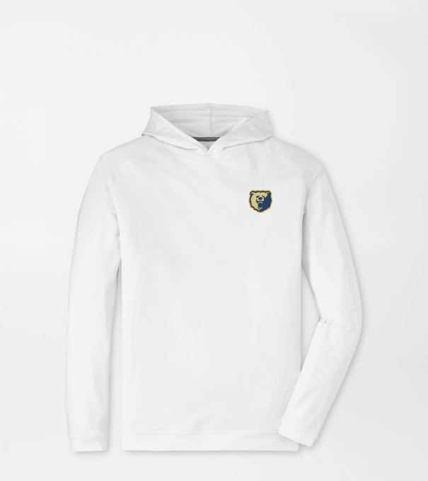 Morgan State Pine Performance Hoodie in White