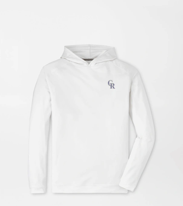 Colorado Rockies Pine Performance Hoodie in White
