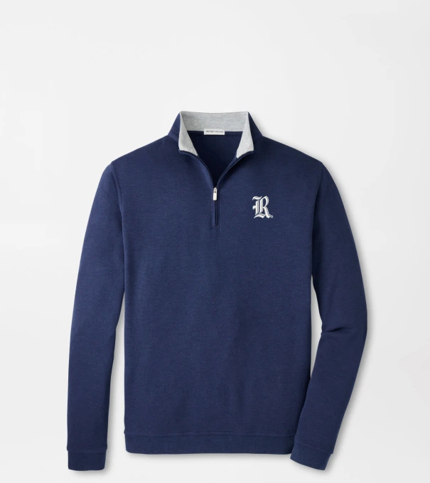Rice University Crown Comfort Quarter-Zip Pullover in Navy