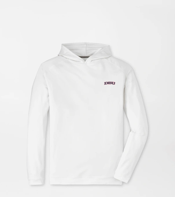 Dallas Baptist University Pine Performance Hoodie in White