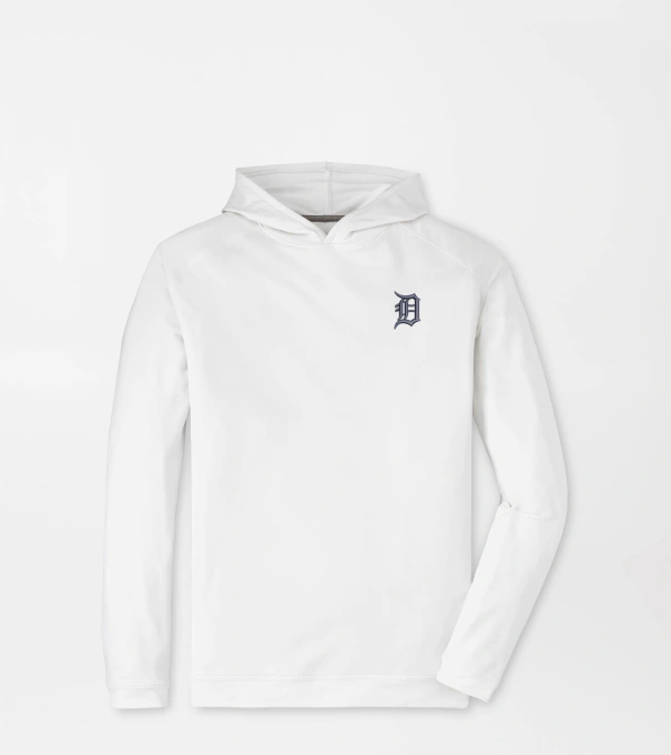 Detroit Tigers Pine Performance Hoodie in White