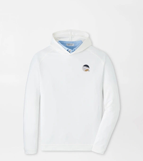 Georgia Southern Eagle Pine Performance Hoodie in White