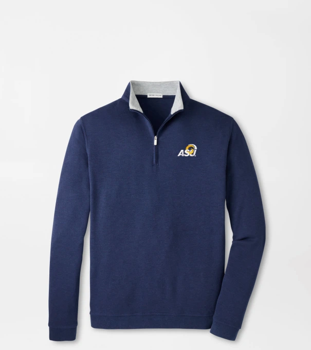 Angelo State University Crown Comfort Quarter-Zip Pullover in Navy