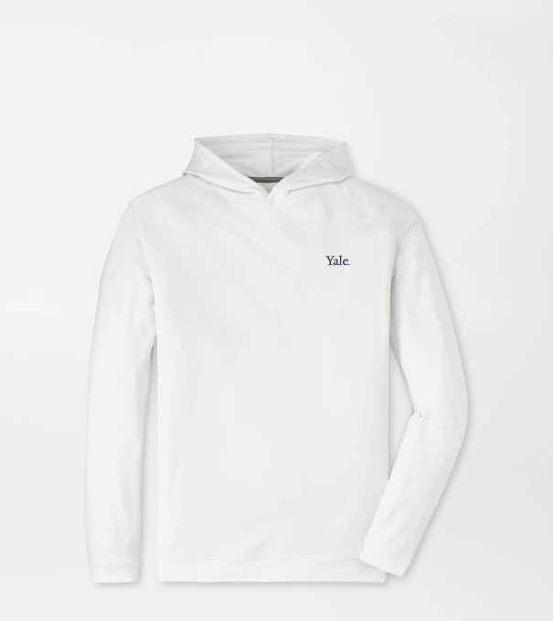 Yale Pine Performance Hoodie in White