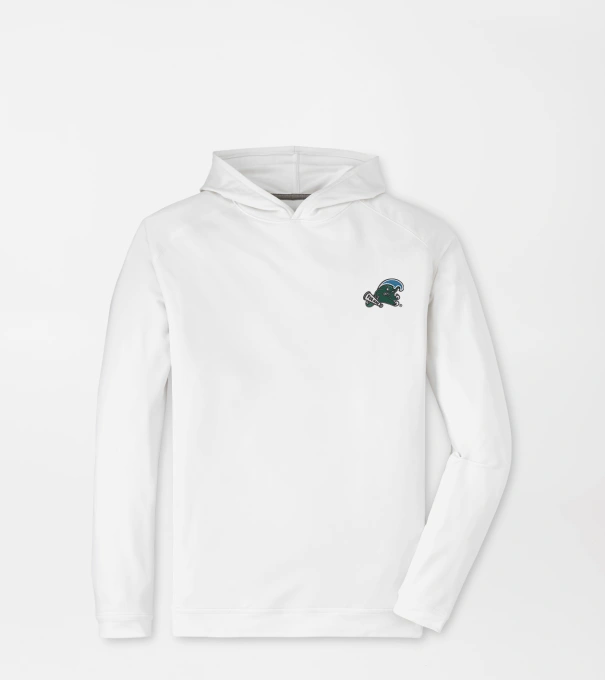 Tulane Green Wave Pine Performance Hoodie in White