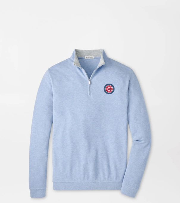 Chicago Cubs Crown Comfort Pullover in Cottage Blue
