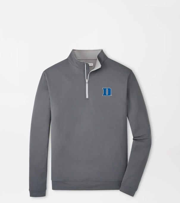 Duke University Perth Performance Quarter-Zip in Iron