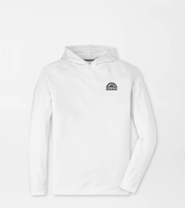 Cooperstown Colorado Rockies Pine Performance Hoodie in White